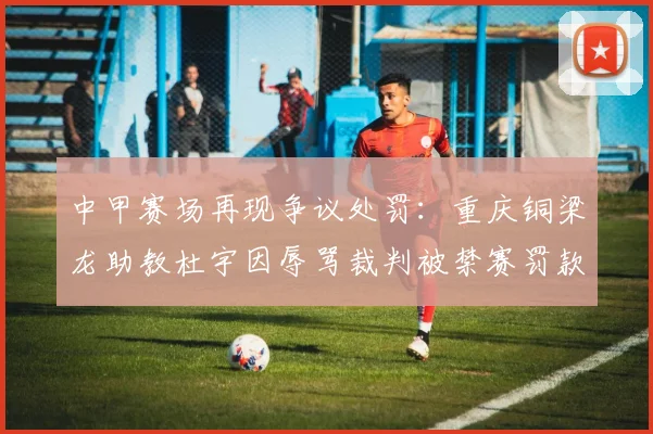 中甲赛场再现争议处罚：重庆铜梁龙助教杜宇因辱骂裁判被禁赛罚款